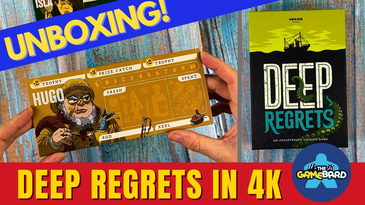 Эта настольная игра взорвёт вам мозг 🎲 | Deep Regrets РАСПАКОВКА — КАЖДАЯ КАРТА! В 4K UHD