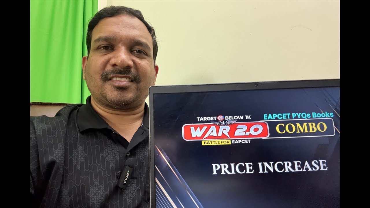 Price increase Alert🚨 WAR 2.O Combo |Seats filling fast limited seats #kiransir #eapcet #eapcet2026