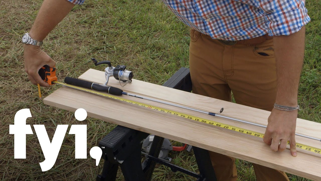 Build a Custom Fishing Rod Rack | You Can't Turn That Into A House | Home.Made.Nation