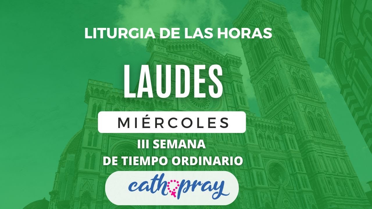 LAUDES DE HOY. MIÉRCOLES 28 DE ENER0 2026 I III SEMANA DE TIEMPO ORDINARIO | #cathopray