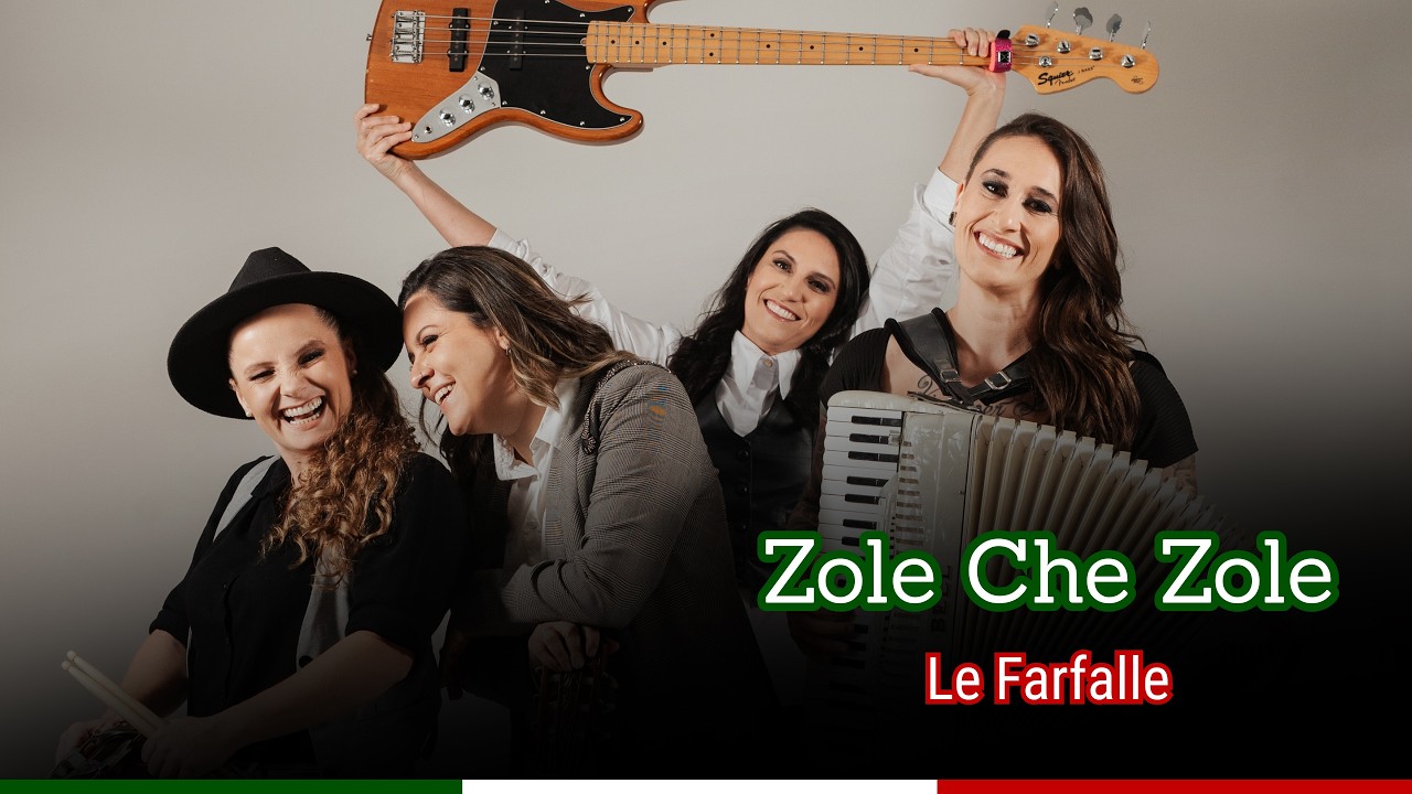 Clipe de Zole Che Zole - Le Farfalle. Projeto Le Farfalle - Mulheres na Música