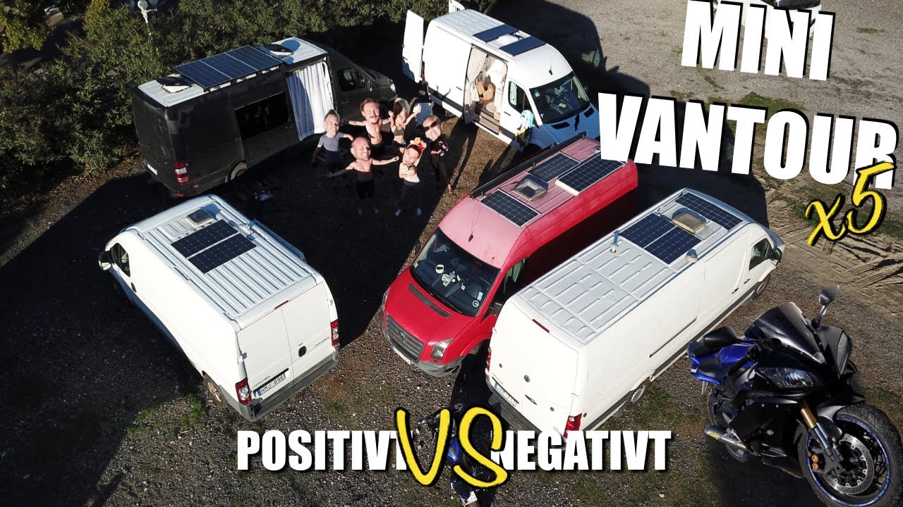 🚐 VANTOUR x5 - POSITIVT vs NEGATIVT med våra bilar..