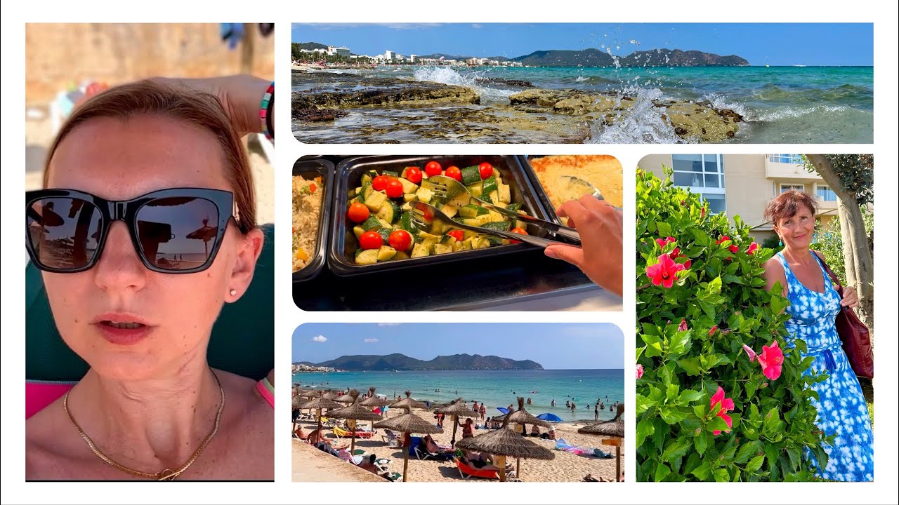 Майорка 🏝️ Hipotels Bahía Cala Millor 4 ⭐️ Питание 🍽️ Отдых 💆‍♀️ Море 🌊 Пляж 🏖️ Влог 27.08.2024