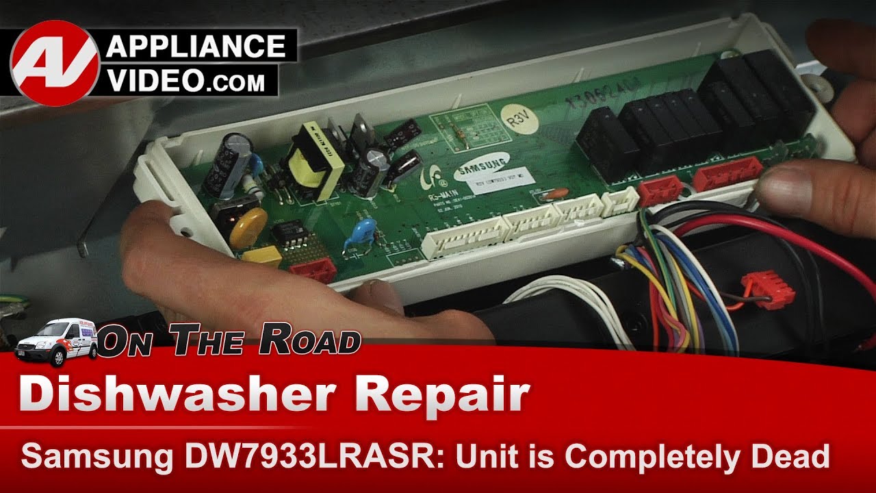 Samsung Dishwasher Repair - Not Starting - Main Control - Diagnostics & Troubleshooting