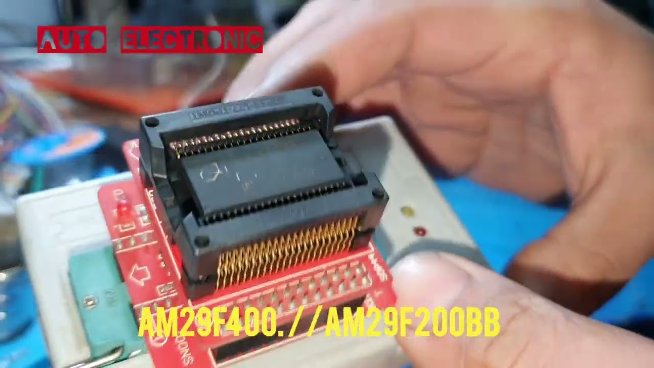 how to read & write am29f200bb l am29f400 minipro py auto electronic كتابة فلاش بالطريقة الصحيحة