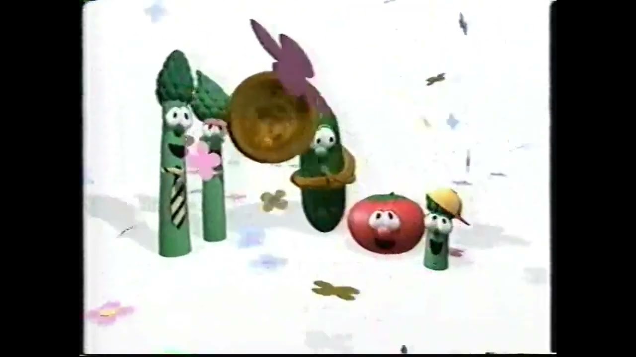 Larry Playing Tuba While Vegatables Singing for 1 Minute