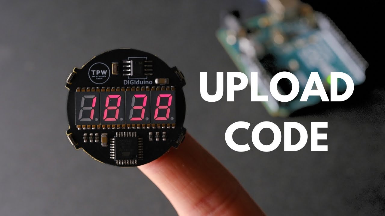 How to upload code to your DIGIduino - Arduino Watch