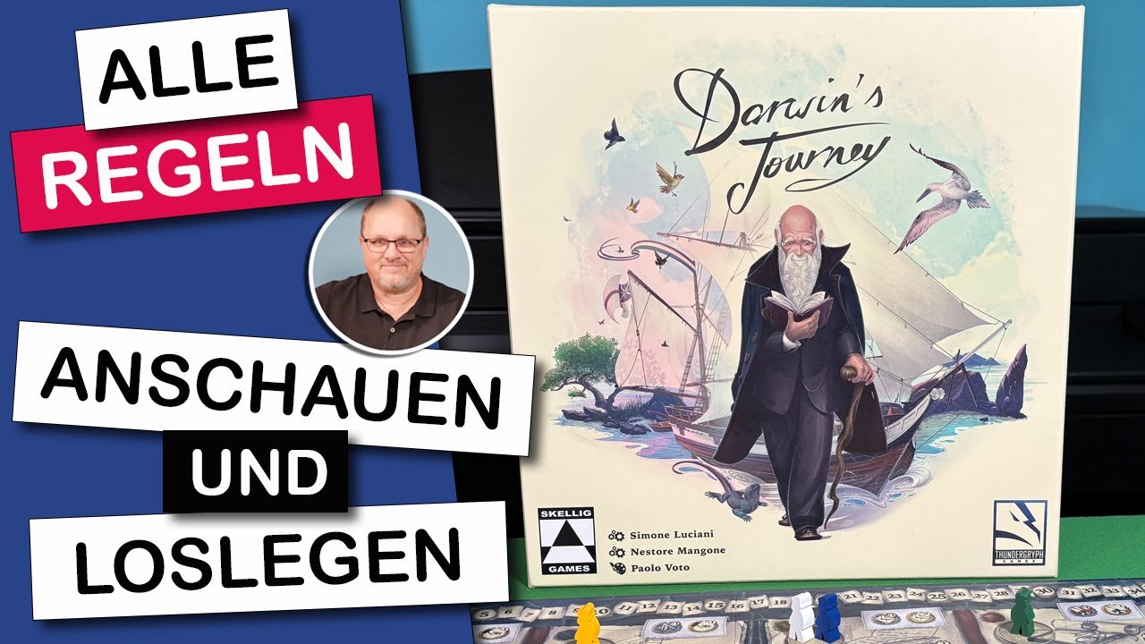 Darwins Journey - Brettspiel Anleitung - Alle Regeln