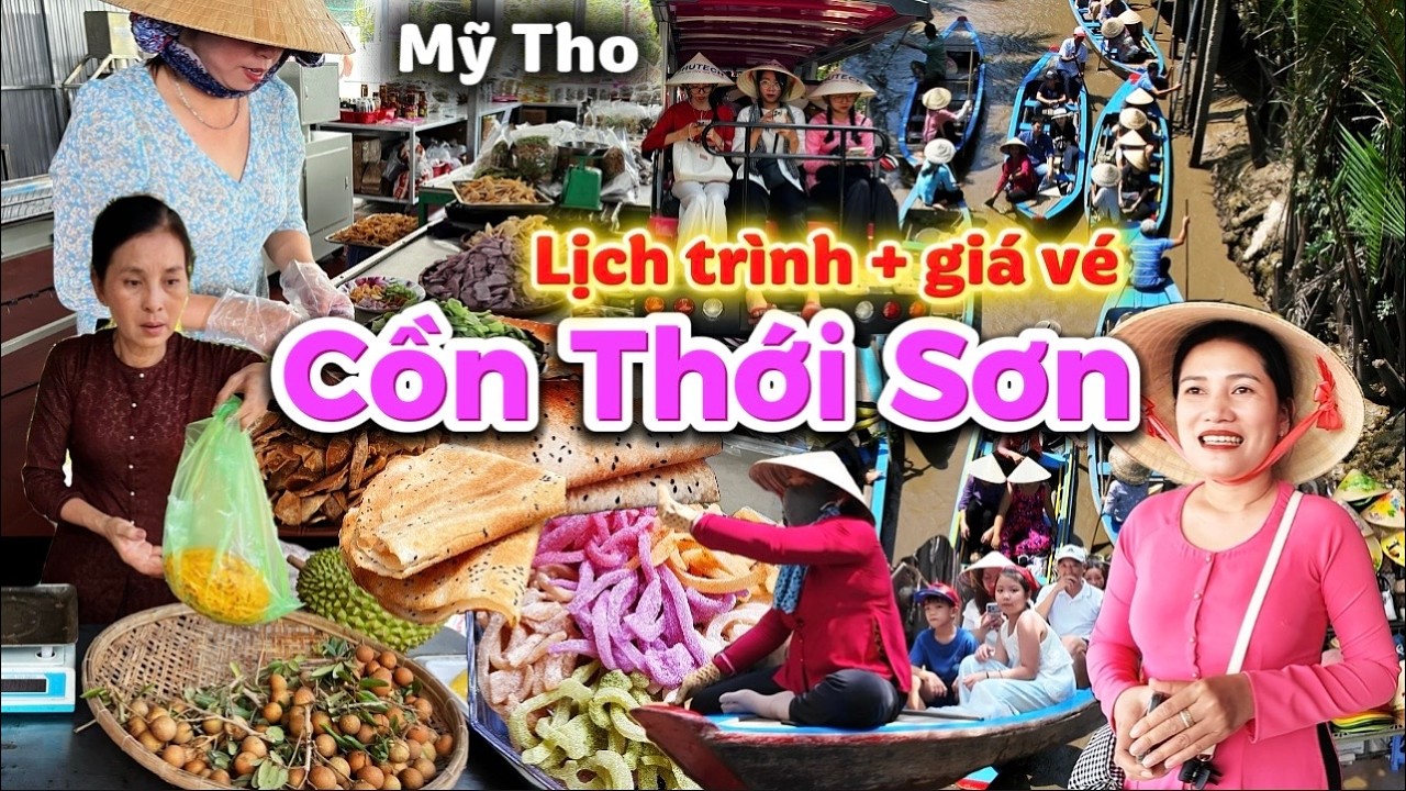 1202. Tiền Giang Chỉ 300 ngàn là được trải nghiệm hết tất cả dịch vụ ở 4 cồn Long Lân Quy Phụng P1