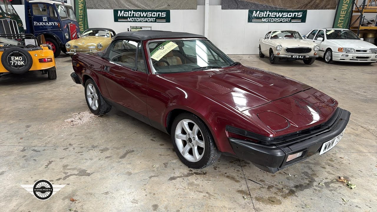 1980 TRIUMPH TR7 CONVERTIBLE | MATHEWSONS CLASSIC CARS | AUCTION: 3, 4 & 5 SEPTEMBER 2025