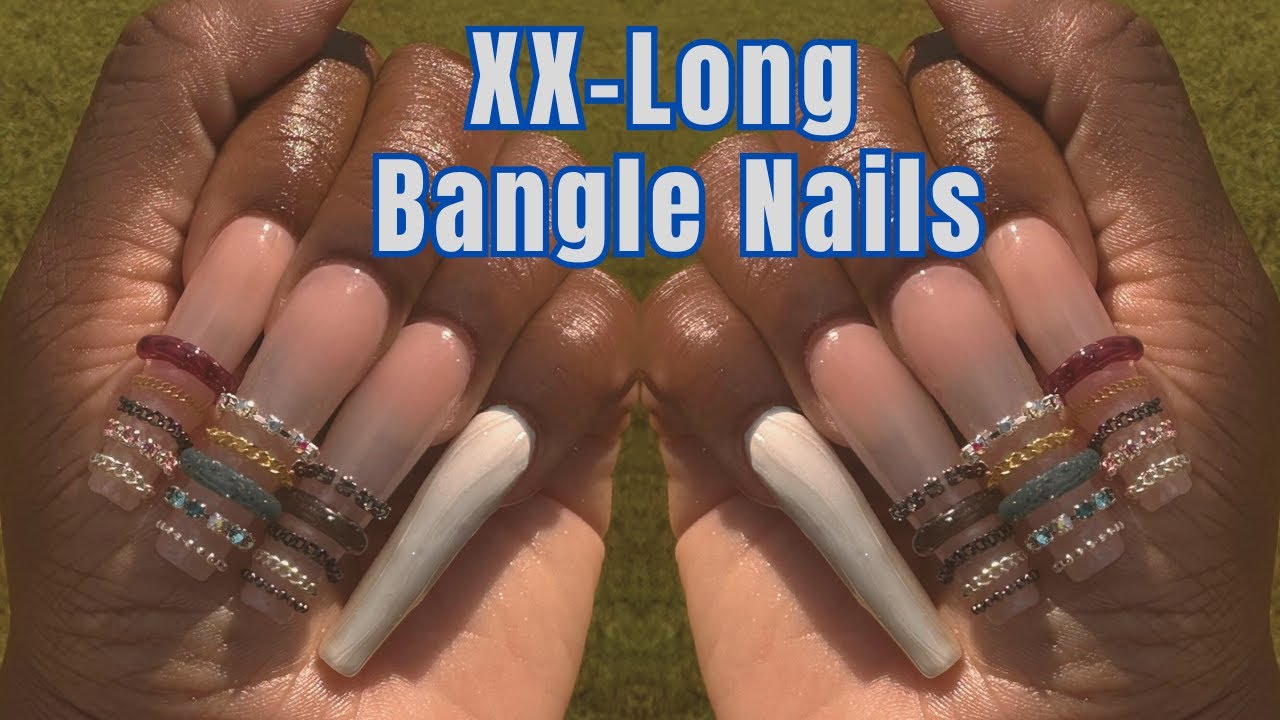 Watch Me Work! | How to Do Viral Bangle Nails!!