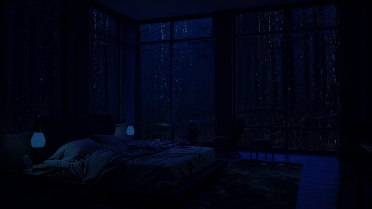 Fall Asleep Quickly with Gentle Rain Sounds on the Window - Say Goodbye to Stress and Fatigue