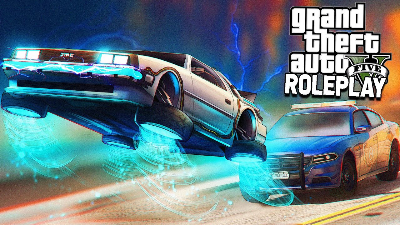 TROLLING THE COPS WITH A FLYING CAR - GTA RP