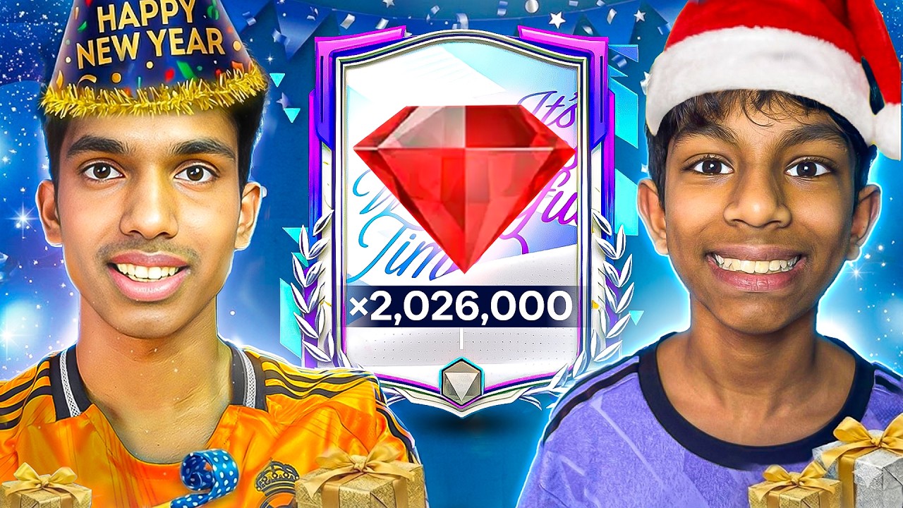 We Spent 2,026,000 Gems To Celebrate NEW Years! - FC Mobile