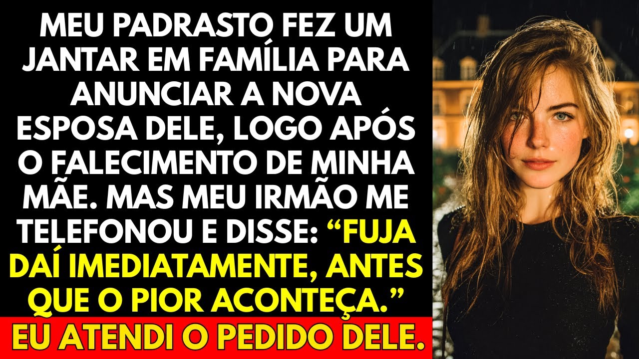 Meu padrasto fez um jantar em família para anunciar a nova esposa dele, logo após o falecimento...
