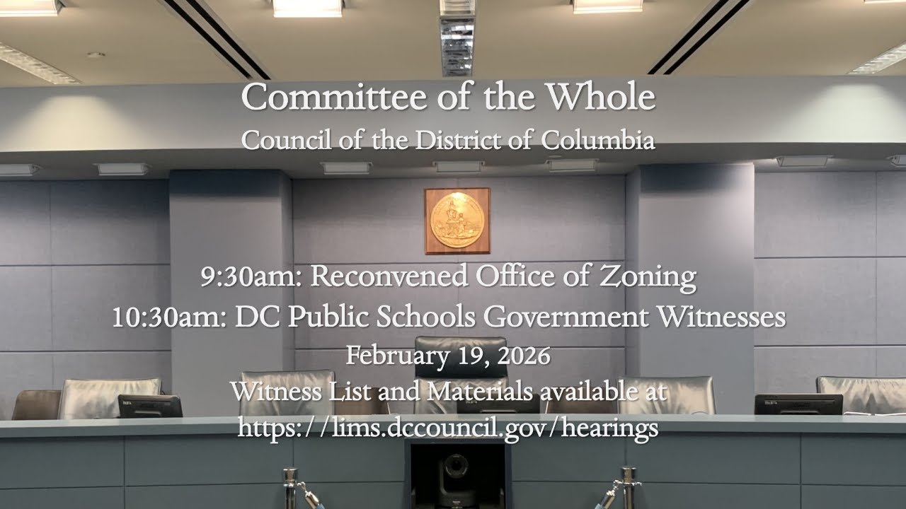 Agency Oversight: OZ and DCPS Govt