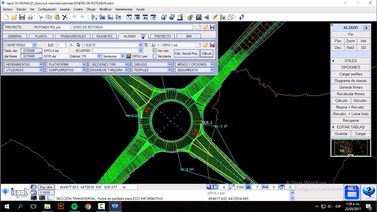 Diseño de una glorieta con Istram Ispol (Time Lapse)