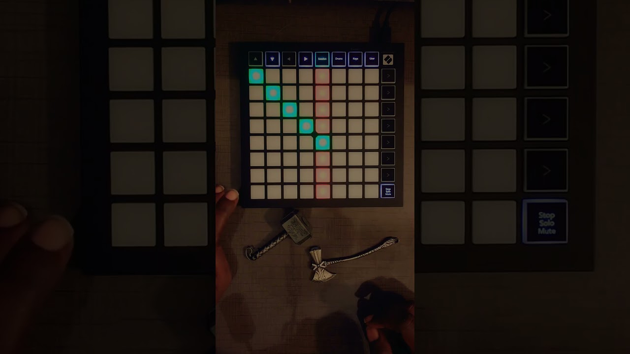 Launchpad mini live looping #launchpadmini #abletonlive #abletonlooping
