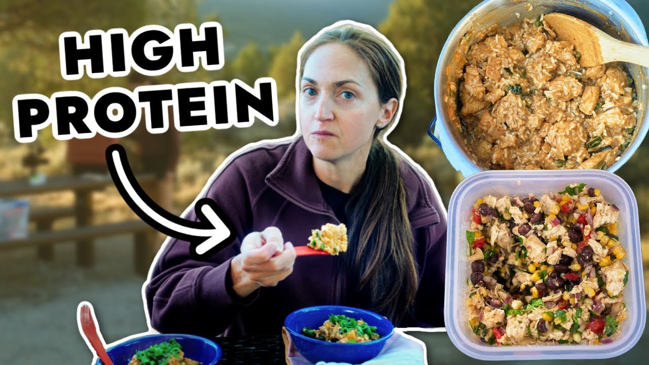 High Protein Camping Meals on our FIRST TRIP as a Family