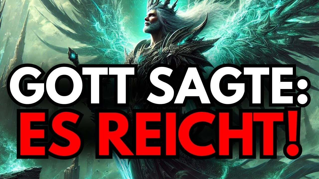 AUSERWÄHLTER, DU HAST SO LANGE ALLEIN GEKÄMPFT. ES REICHT! DEIN LEBEN WIRD SICH BALD ÄNDERN.