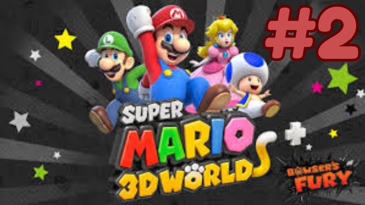Super Mario 3D World (2013) #2 - Full Gm Walkthrough (NSW 2021) - Back In 3D As A Kitty! Worlds 3-4