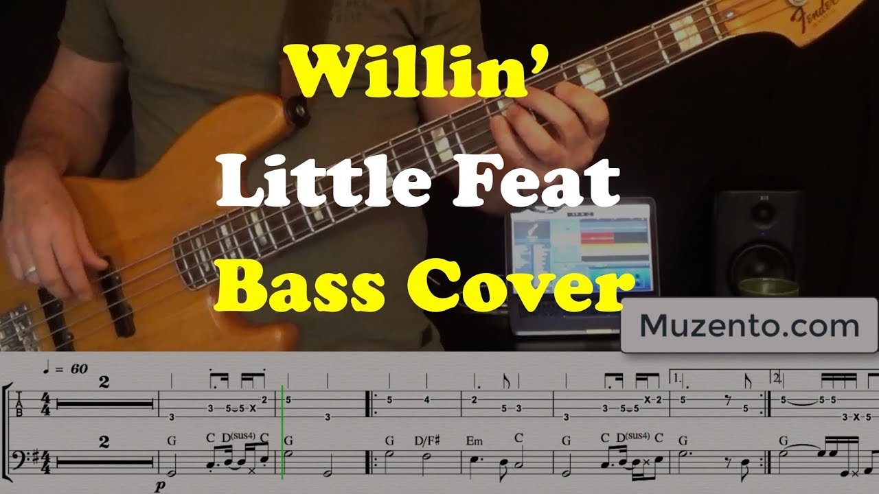 Willin' - Little Feat - Bass Cover