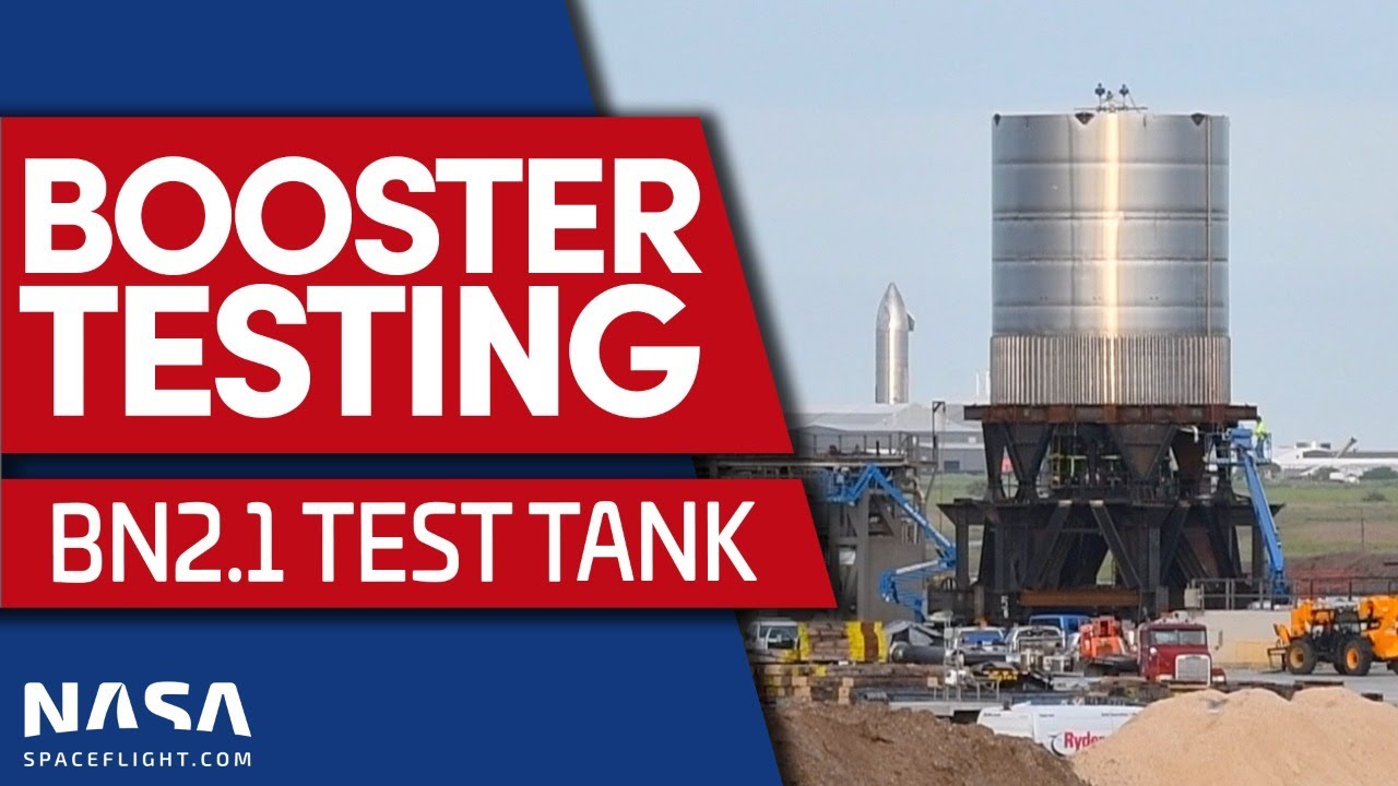 Super Heavy Test Tank Cryogenic Proof Test