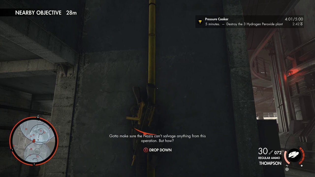 Sniper Elite 4 Challenges 21 Part 2 Allagra Fortress, Pressure Cooker