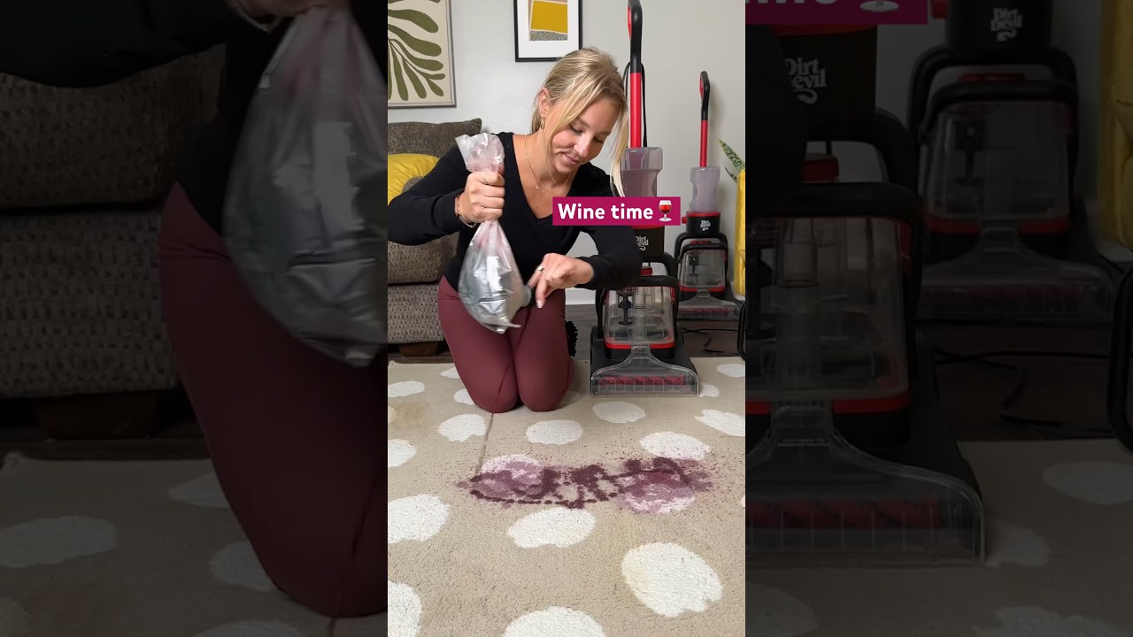 Wine gone WRONG!!! #winestagram #wine #carpetcleaning #carpetcleaner