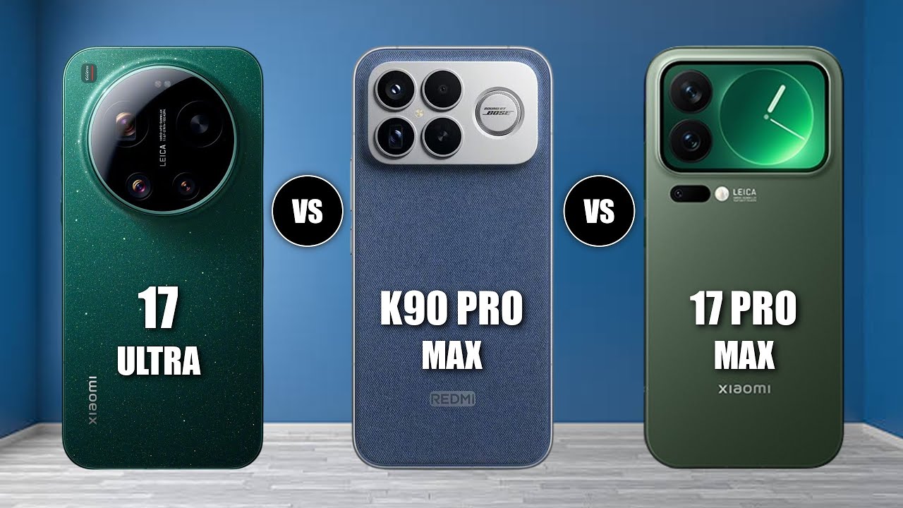 Xiaomi 17 Ultra против Redmi K90 Pro Max/Poco F8 Ultra против Xiaomi 17 Pro Max | Серия Xiaomi 17