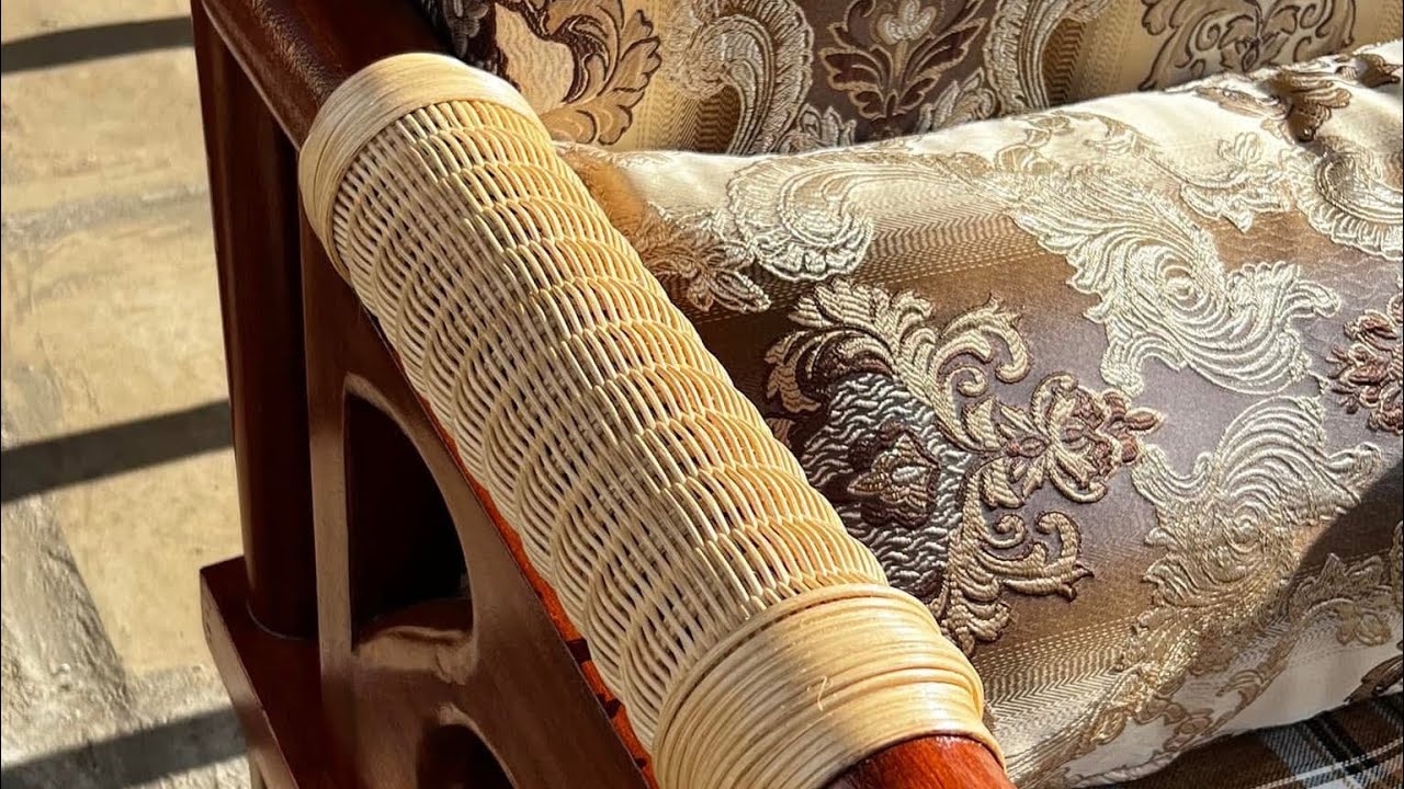 Crafting the Perfect Oak Bench Foundation for Intricate French Cane Rattan Weaving Patterns