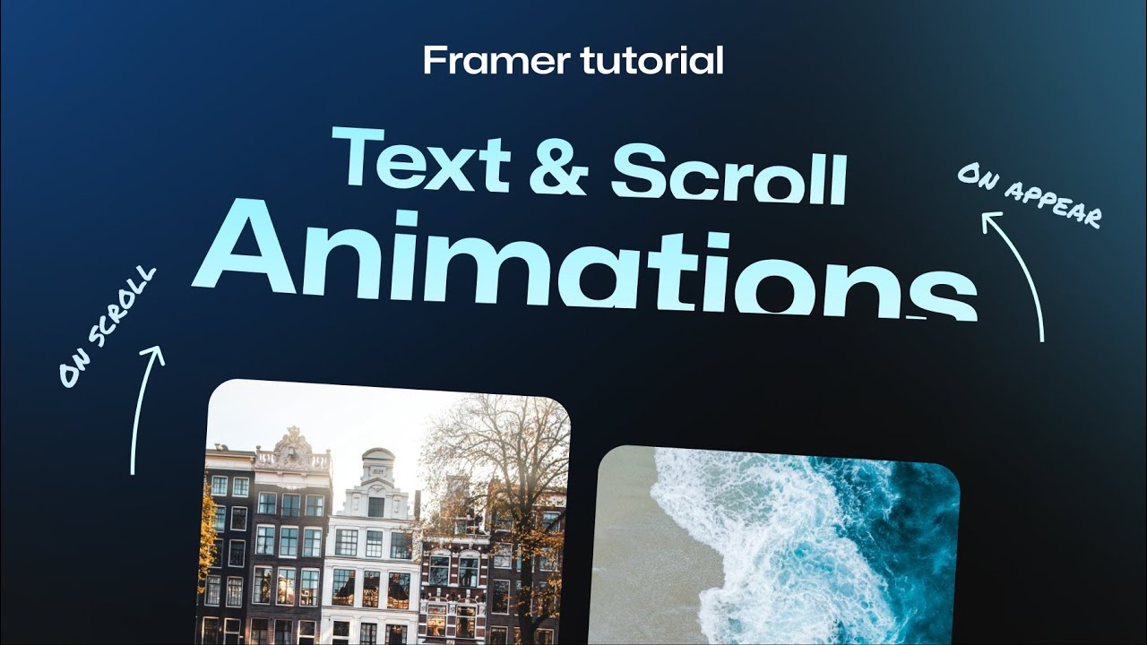 Анимация текста и прокрутки — Framer для начинающих | Учебное пособие без кода
