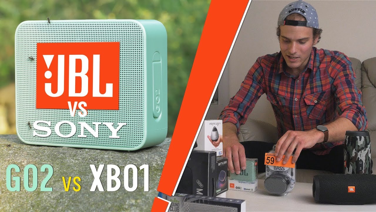 JBL Go 2 vs Sony SRS-XB01 - recenzja