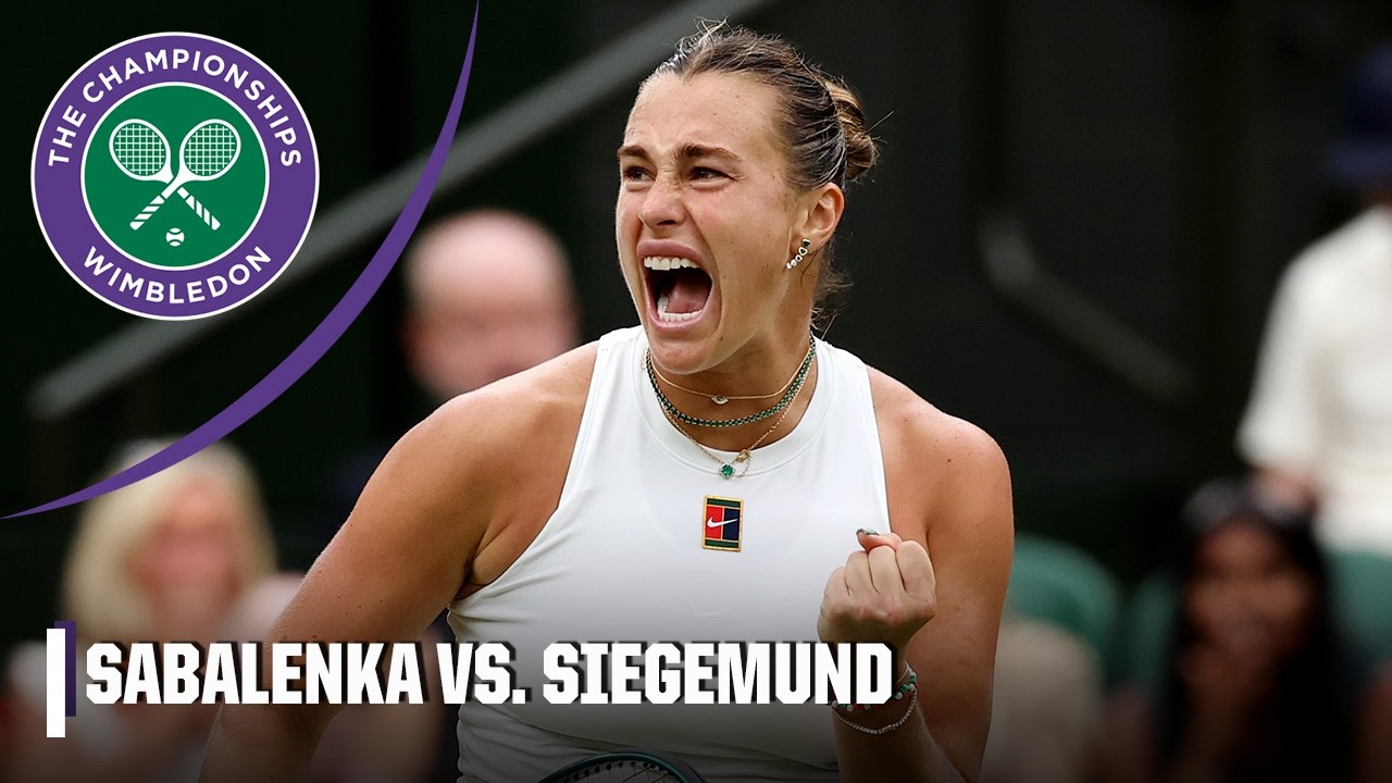 CLOSE MATCH 👀 No. 1 Aryna Sabalenka vs. Laura Siegemund 🔥 FULL HIGHLIGHTS | Wimbledon 2025