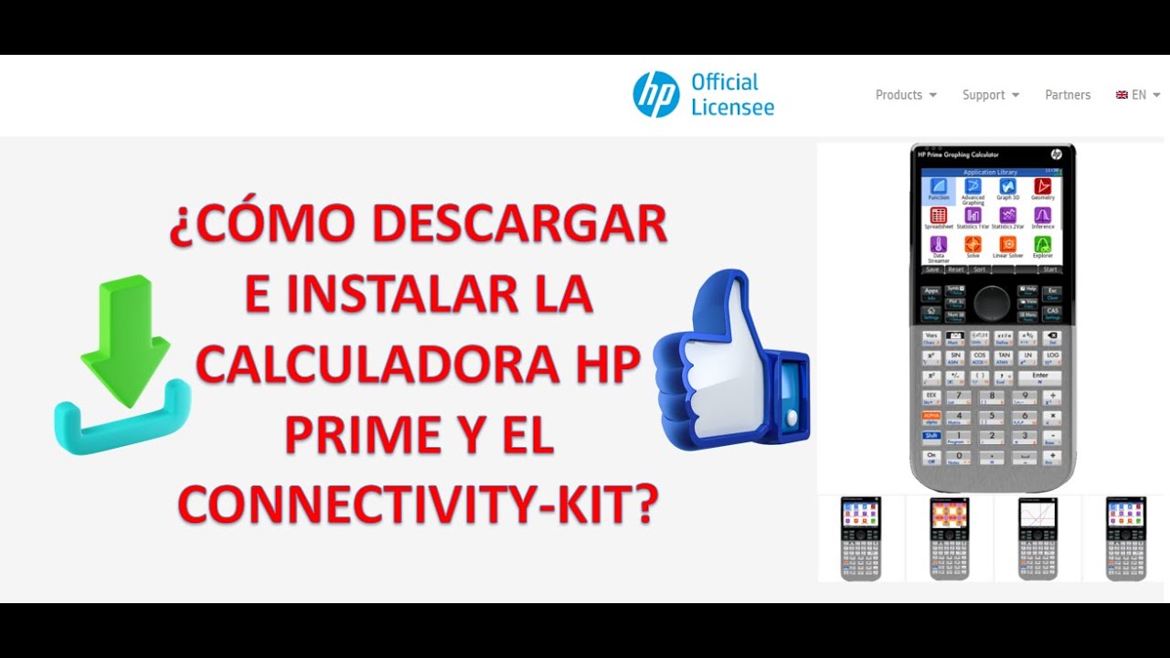 ¿✅✅COMO DESCARGAR E INSTALAR CALCULADORA HP PRIME Y CONNECTIVITY-KIT EN ORDENADOR✅✅?