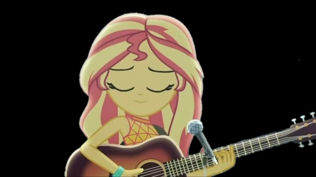 Sunset Shimmer успокаивает и помогает заснуть [снотворное][похлопывания по голове][пение][АСМР]
