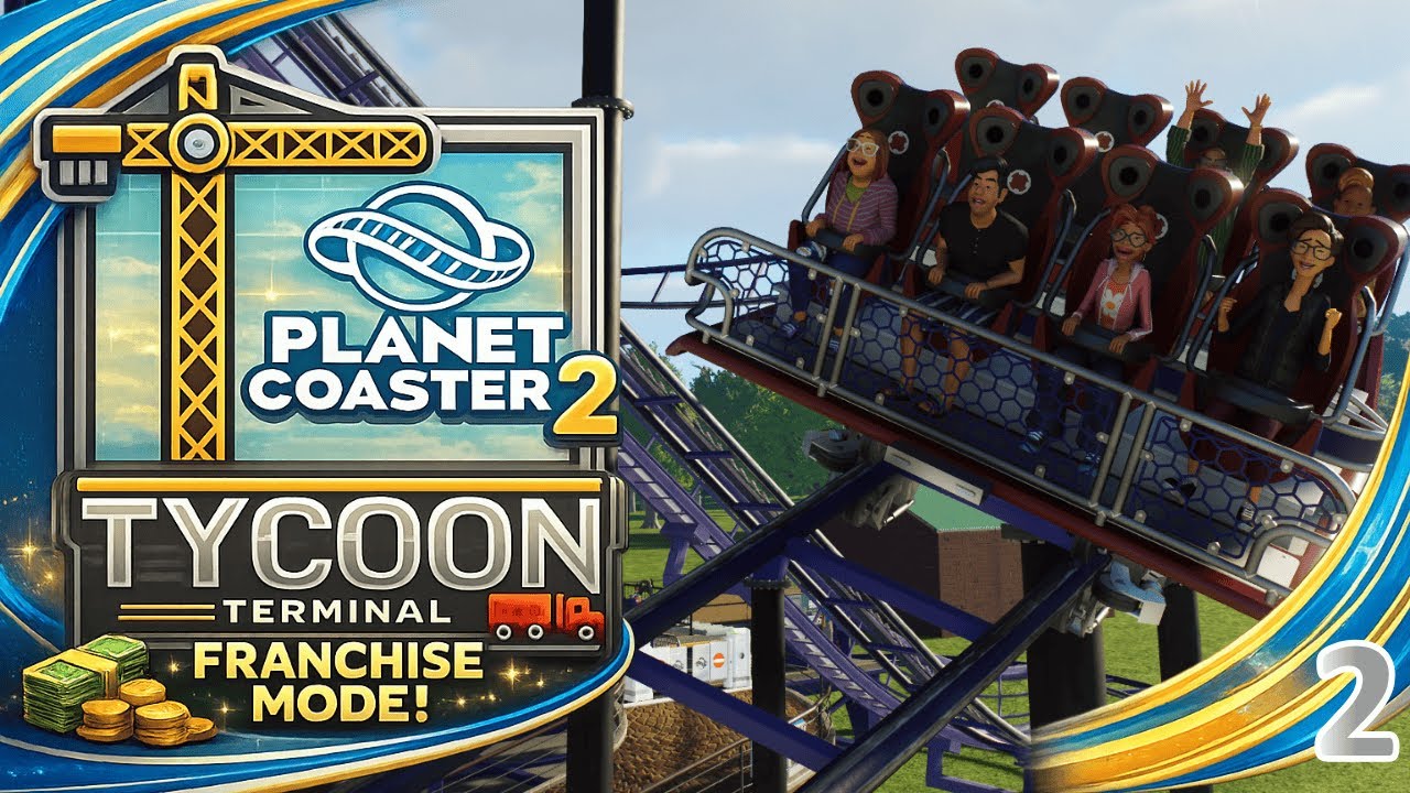 Planet Coaster 2: Ashton Woods - Новые американские горки, большие проблемы впереди!