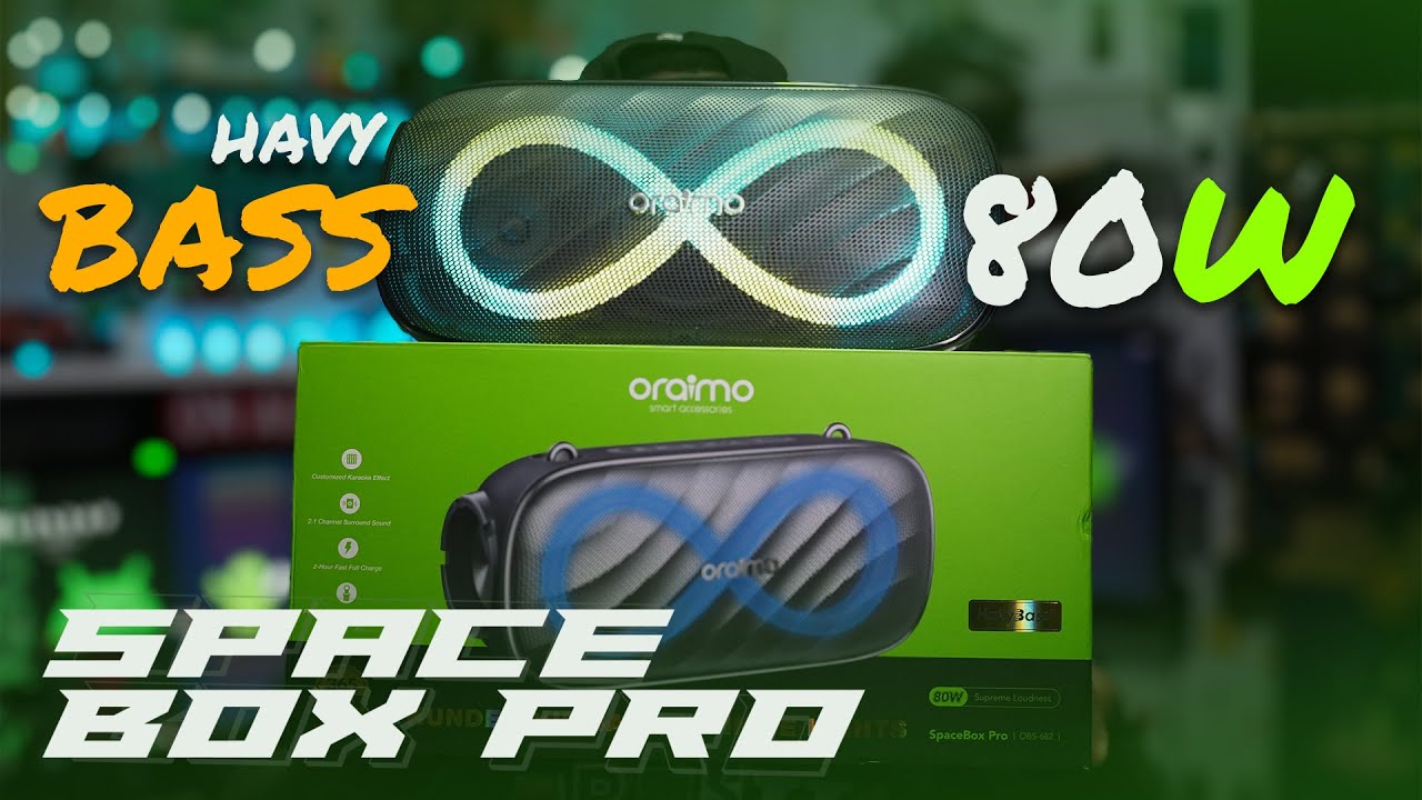 Oraimo Space Box Pro &mdash; 80-ваттная акустическая система, которая сотрясает комнату! 😳🎶