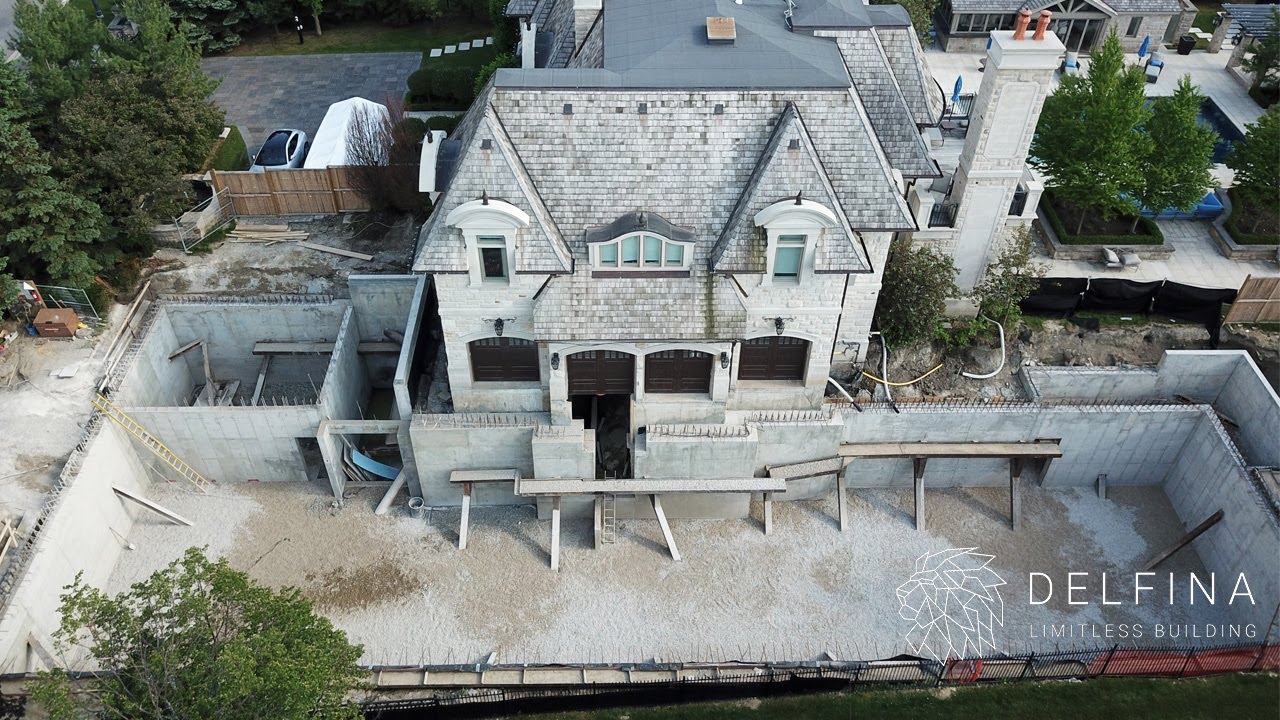 Underground Parking Addition - EPISODE 6 : FINISHED FOUNDATION  - Luxury  Home - Delfina Group Inc.
