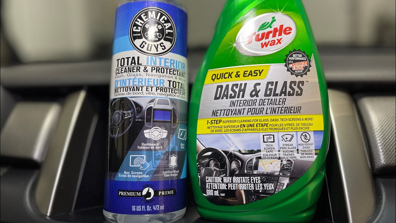 Interior detailers - Turtle Wax vs. Chemical Guys.
