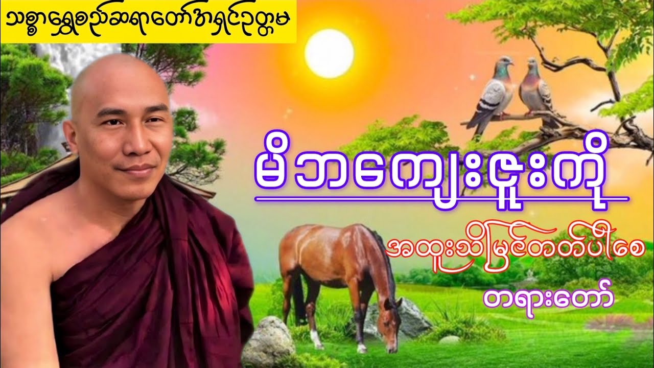 #မိဘကျေးဇူးကိုအထူးသိမြင်တတ်ပါစေ#သစ္စာရွှေစည်ဆရာတော်အရှင်ဥတ္တမ#ဓမ္မသုတများတိုးပွားနိုင်ပါစေ 