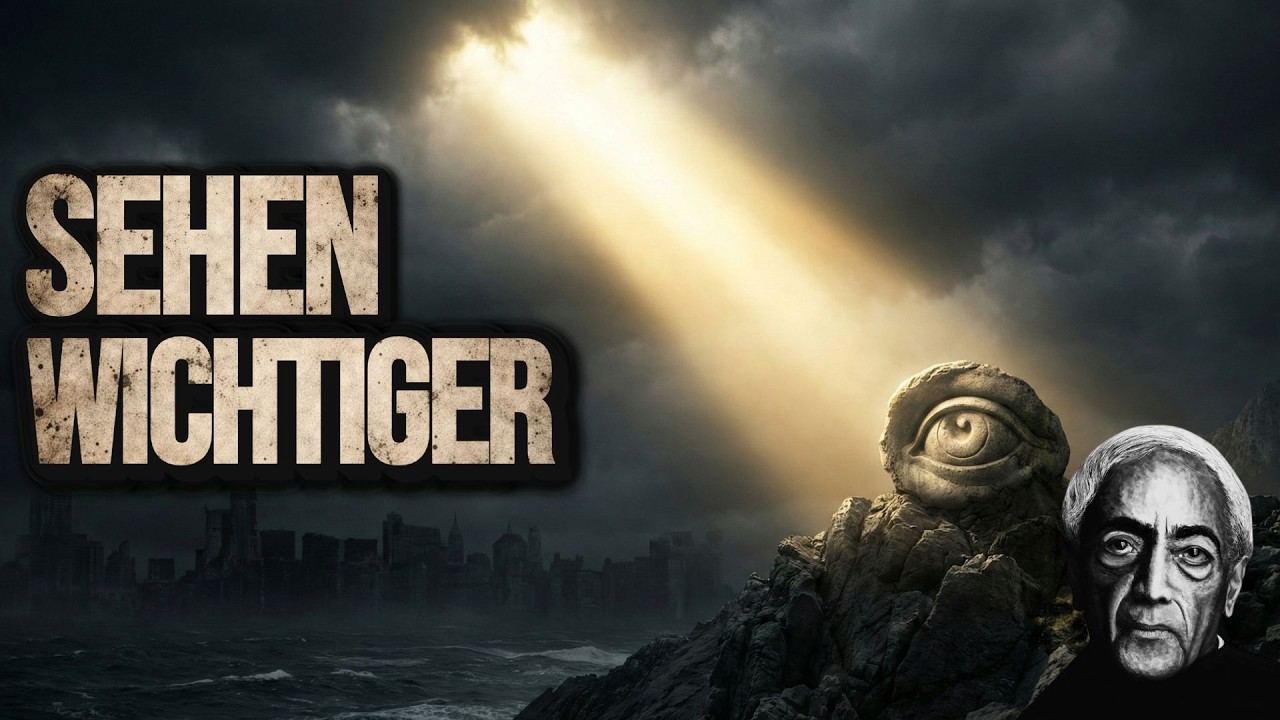 Wenn Sehen Wichtiger Wird | Jiddu Krishnamurti Über Bewusstsein