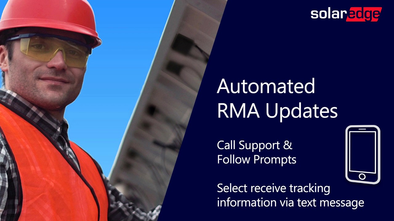 SolarEdge Support: RMA Status Check