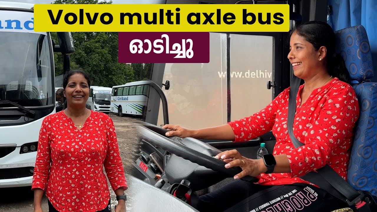 Volvo multi-axle bus  driving |  Gujarat Trip | EP- 18 | Jelaja Ratheesh | Puthettu Travel Vlog |