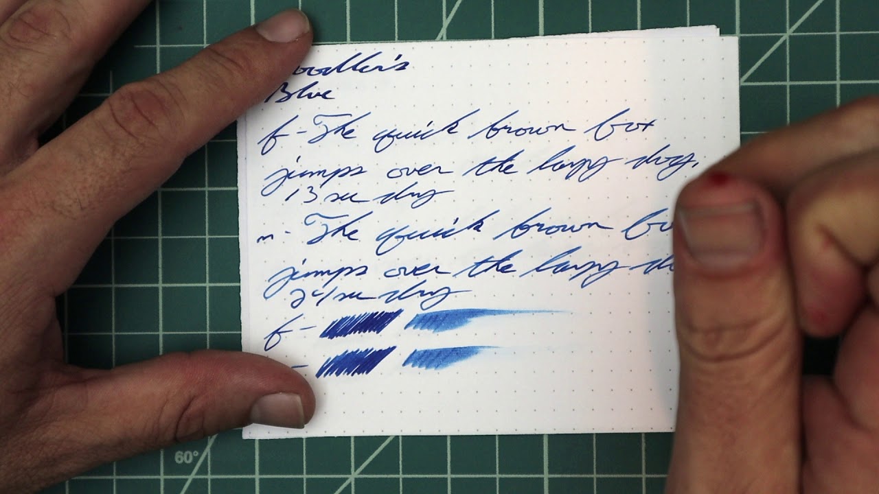 Noodler's Blue Fountain Pen Ink #fountainpenink #fountainpens