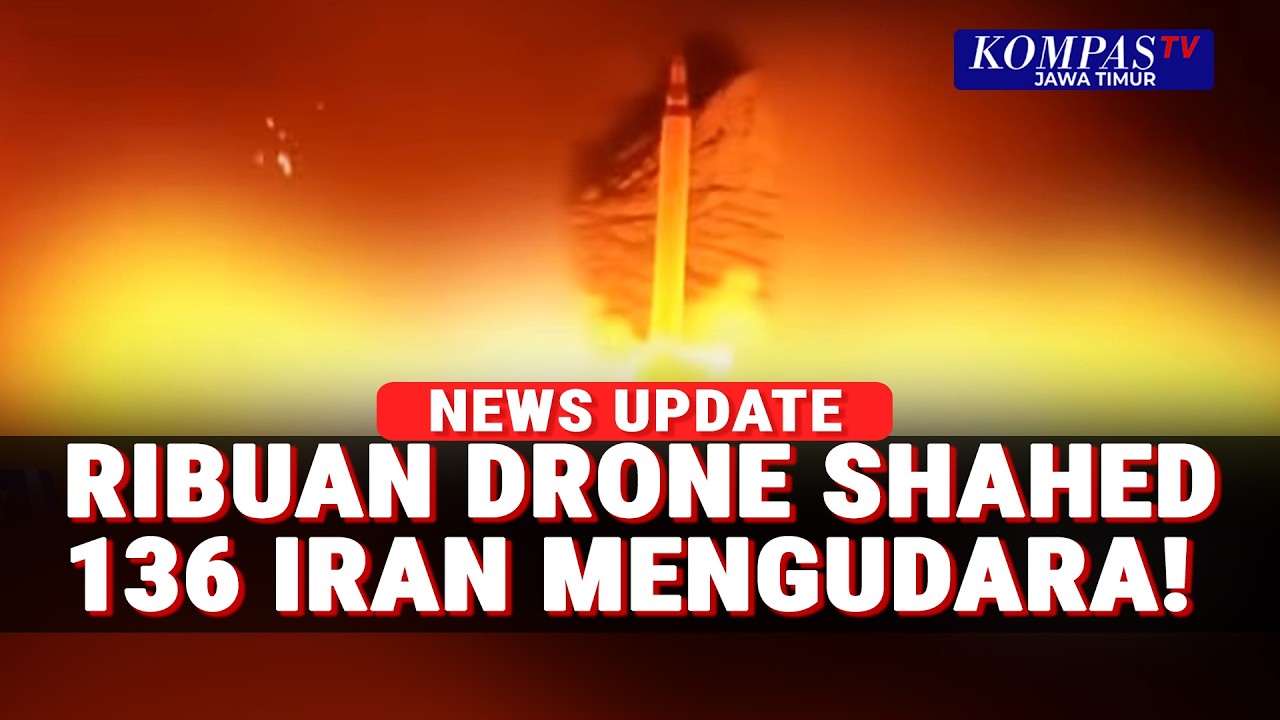 Ribuan Drone Shahed-136 Iran Mengudara! Israel Basis AS Jadi Sasaran, Mojtaba Sumpah Balas Dendam
