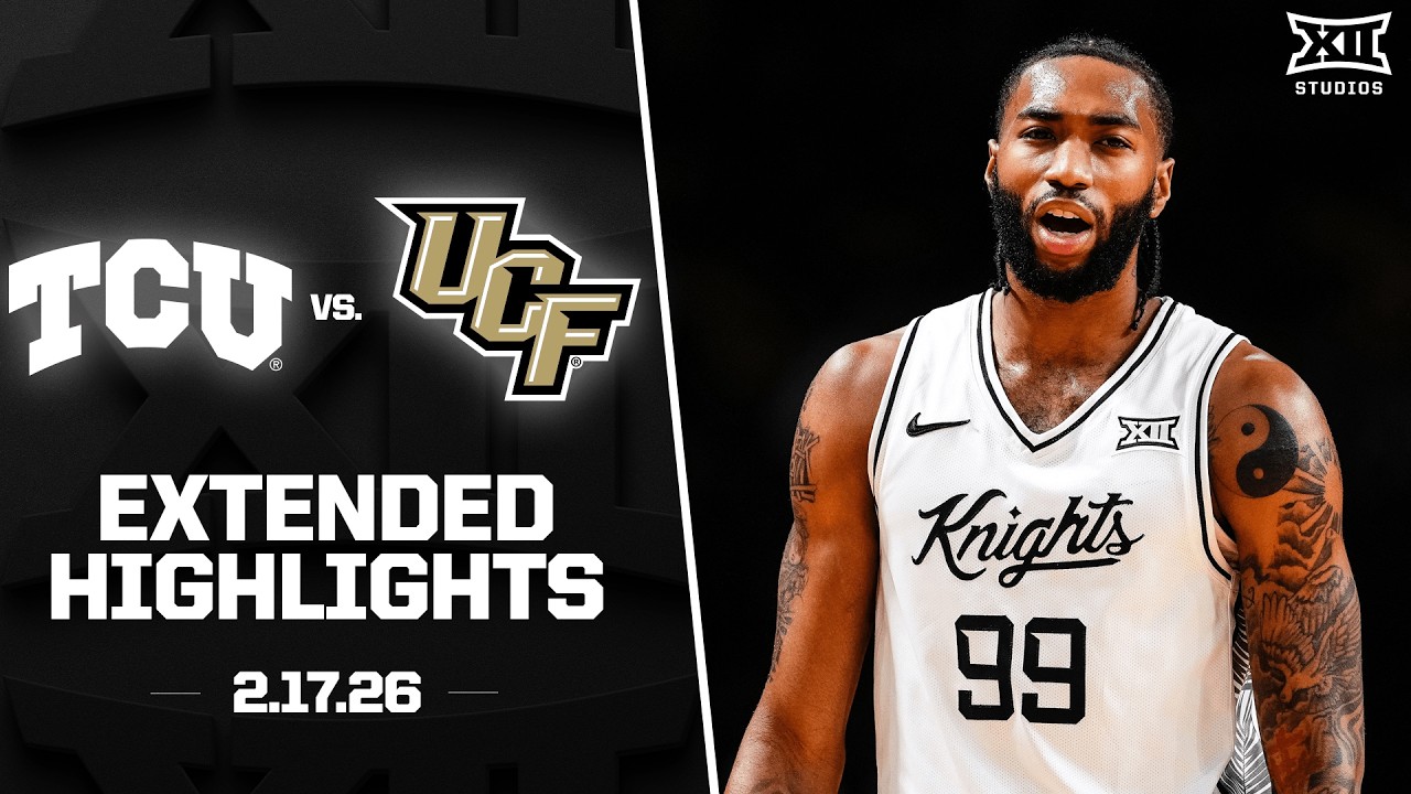 TCU vs. UCF Extended Highlights | 2025-26 Big 12 Men's Basketball