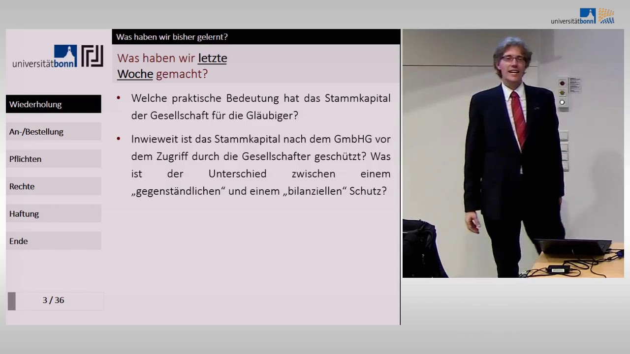 GmbH 05 - Geschäftsführer (Anstellung, Bestellung, etc.) - 1
