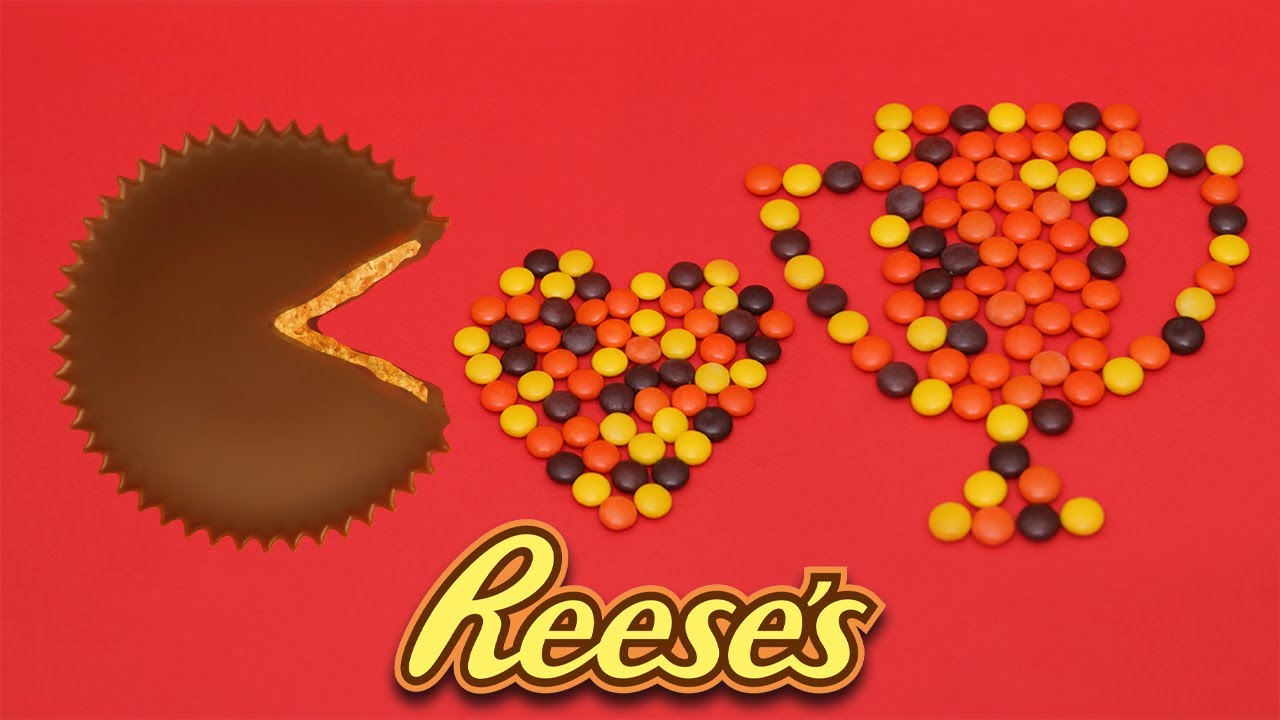 Reese's Super Bowl Commercial 2021 Pieces Changing Shape