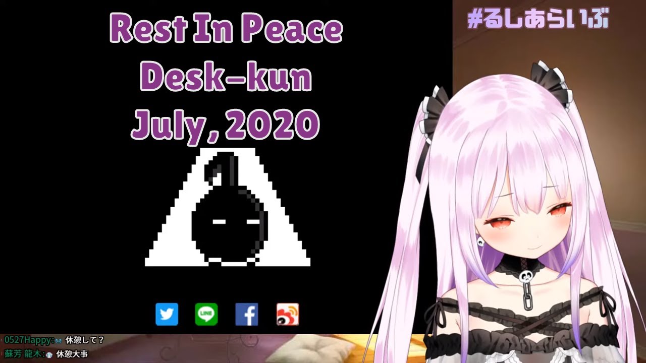 Rushia breaks Yasuhati, her desk and her hand [Hololive]